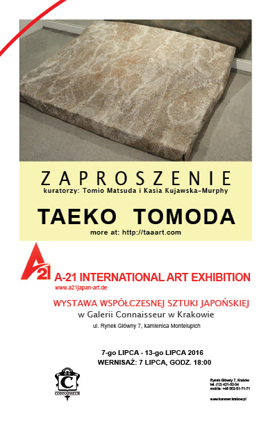 MS. TAEKOTOMODA_Contemporary Japanese Art in Poland: Krakow, Poznan, Pila and Berlin; curators: Tomio Matsuda and Kasia Kujawska-Murphy