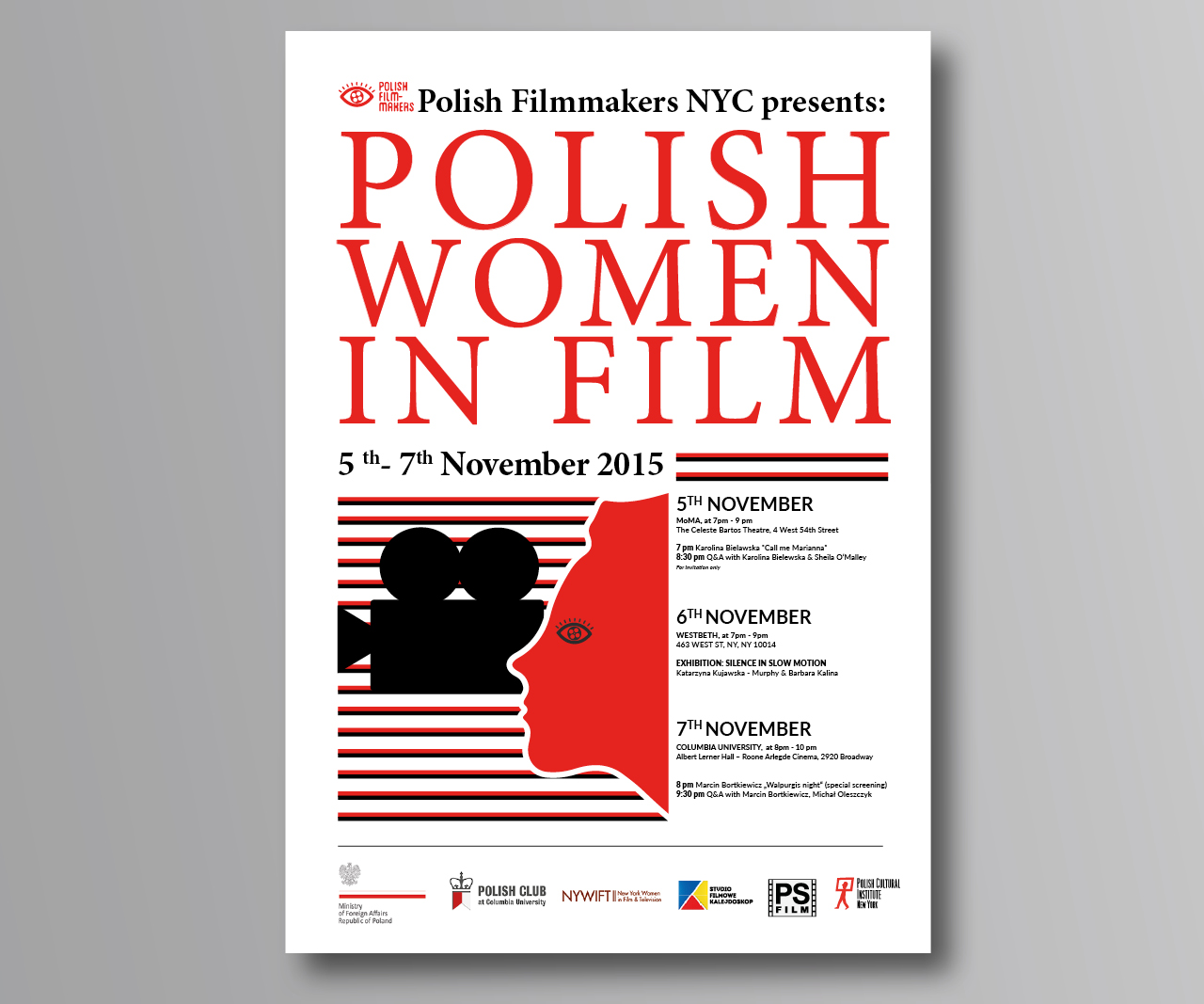KASIA KUJAWSKA-MURPHY, VIDEO FILMS PRESENTATION AT "Polish Women in Film", Museum Of Modern Art NYC, 2015