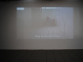 Maria Wronska, video-installation, "Not I" The International Exhibition of Contemporary Art, 2014/2015,  co-curator: Edyta Wolska, Kasia Kujawska-Murphy, Ola Aleksandra Kujawska
