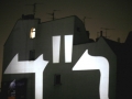 Cokier, "Regeneration od Art District" - outside projection on a building