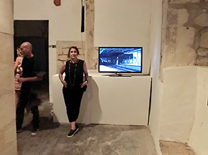 Kasia Kujawska-Murphy, video presentation, "Not I" The International Exhibition of Contemporary Art, Site Specific Galleries, Scicli, Sicily, 2015 cocurator: Kasia Kujawska-Murphy,