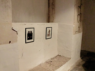 Pawel Korbus, photo-installation, "Not I" Site Specific Galleries, Scicli, Sicily, Italy 2015
