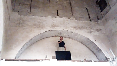 Sasha Vinci, "Not I" Site Specific Galleries, Scicli, Sicily, Italy 2015