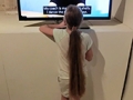Kasia Kujawska-Murphy, video presentation, "Not I" The International Exhibition of Contemporary Art, Site Specific Galleries, Scicli, Sicily, 2015
