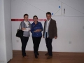 Ambasador of the Republic of Poland , Mr. Ryszard Schnepf with Wife, Mrs. Dorota Wysocka-Schnepf at Kasia Kujawska-Murphy, "Silence in Slow Motion" - "White Recycling Sculpture and Blue Circles", solo show Westbeth – Lou Reed Studio, New York City, Manhattan, Soho, 2015